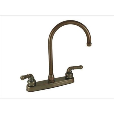 AMER BRASS AMER BRASS OB800GS 8 In. Oil Bronze Kitchen Faucet A7K-OB800GS